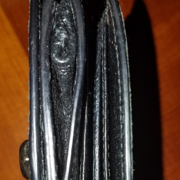 Authentic Gucci Black Canvas Charmy Wallet